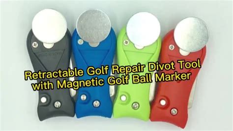 retractable golf divot tool.